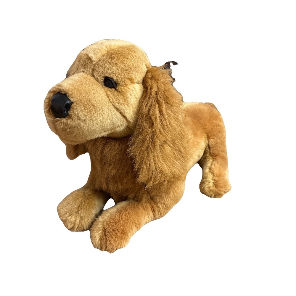 Animal Majesty Golden Retriever Dog Plush Stuffed Animal VTG 22" x 14"